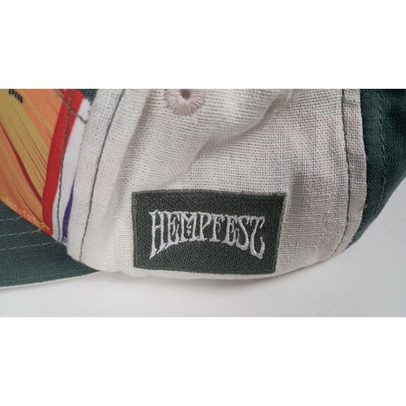 Mediums Collective Hempfest Green Cap Hat Bring Them Home Clean Adjustable Back - Picture 4 of 9
